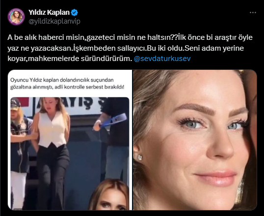 Türküsev’den açıklama ve Kaplan’dan sert yanıt