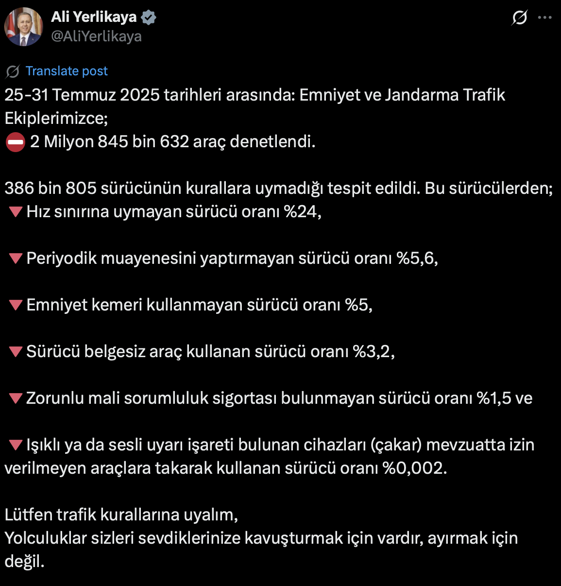 Emniyet Kemeri ve Cezalar