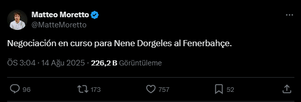 Fenerbahçe Dorgeles Nene'yi Kadrosuna Katıyor