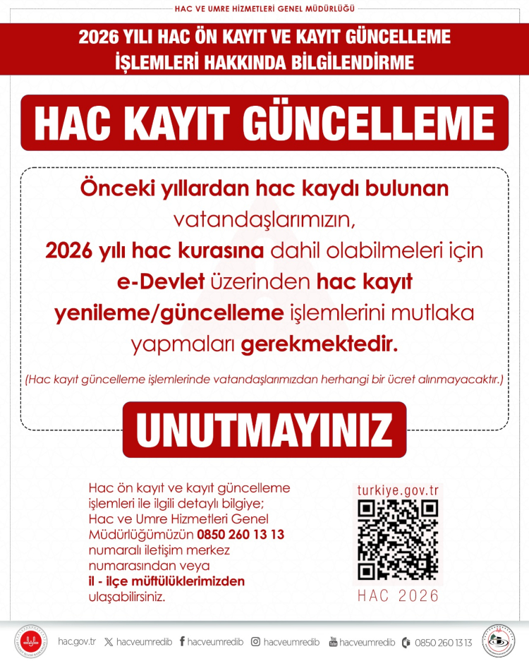 Kayıt Yenileme ve Güncelleme