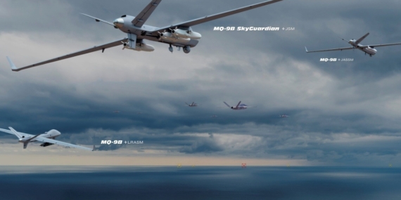 GA-ASI, MQ-9B İnsansız Hava Araçlarına Uzun Menzilli Silah Entegrasyonu İçin Çalışmalara Başladı