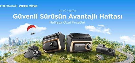 Update – DDPAI Week İlk Kez Türkiye’de Başlıyor: Akıllı Araç Kameralarında Özel İndirimler ve Hediyeler