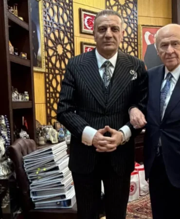 Tahliye Edilen Selahattin Yılmaz MHP Lideri Devlet Bahçeli'yi Ziyaret Etti