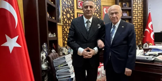 Tahliye Edilen Selahattin Yılmaz MHP Lideri Devlet Bahçeli’yi Ziyaret Etti