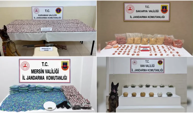 İçişleri Bakanlığı Duyurdu: 35 İldeki Narkotik Operasyonlarında 172 Şüpheli Tutuklandı