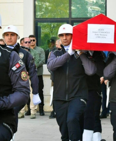 Pursaklar'da Şehit Düşen Polis Memuru Ahmet Türkoğlu İçin Ankara'da Tören Düzenlendi